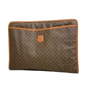 Celine clutch bag in brown Macadam for men